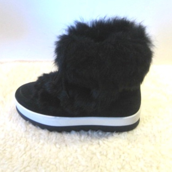 Cougar Vanora 2 Rabbit Fur Trim Suede Boots - Picture 4 of 13